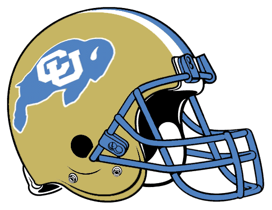 Colorado Buffaloes 1981-1984 Helmet Logo custom vinyl decal